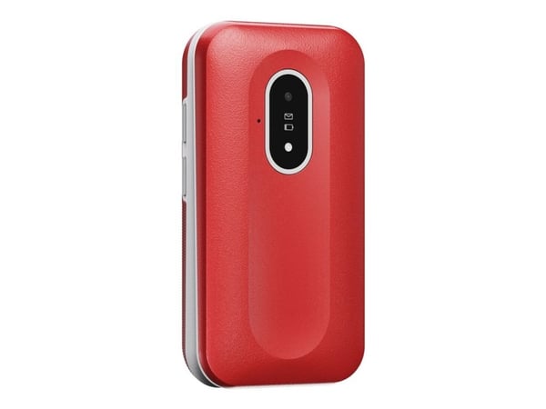 Doro Leva L20, Simpukka, Yksittäinen SIM, 7,11 cm (2.8"), 2 MP, 1150 mAh, Punainen, Valkoinen