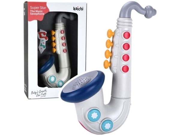 LeanToys musikalisk saxofon för bebis Interaktivt instrument