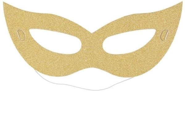 Arpex glitrende masker Celebrate! 6 stk