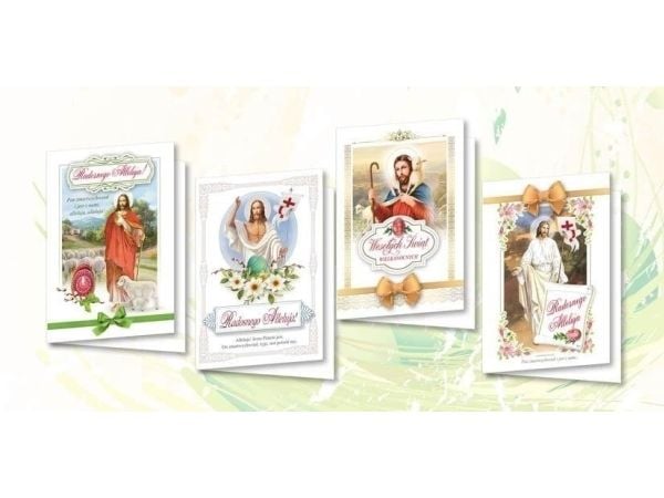 B6 uskonnollinen pääsiäiskortti (10 kpl) EDUKAMP