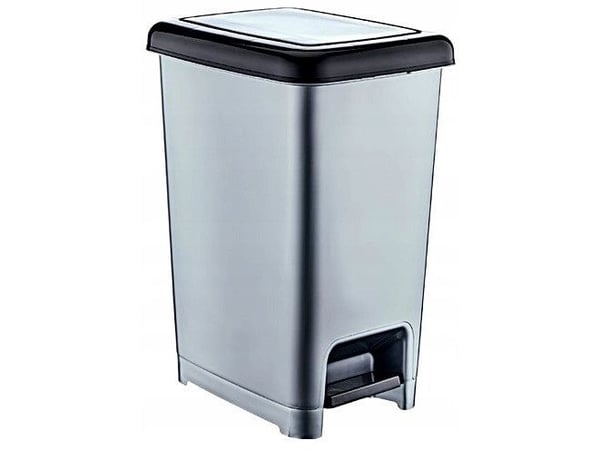 Behållare med pedal SLIM 10 l 200x265x345 mm
