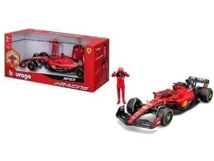 BBURAGO Ferrari Sf-23 #16 Charles Leclerc F1 2023, Sportsbil, Montert på forhånd, 1:24, Ferrari F1 SF, Alle kjønn, Metall, Plast