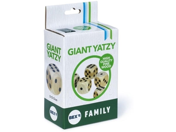 Utespill Giant Yatzy familie Wood EDUKAMP
