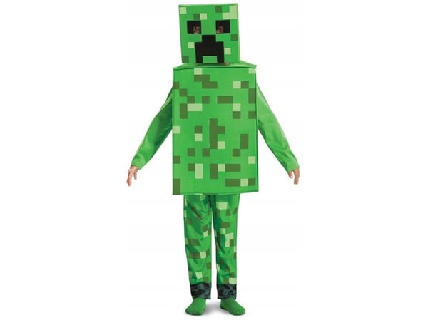 Minecraft Creeper barnekostyme - størrelse M EDUKAMP