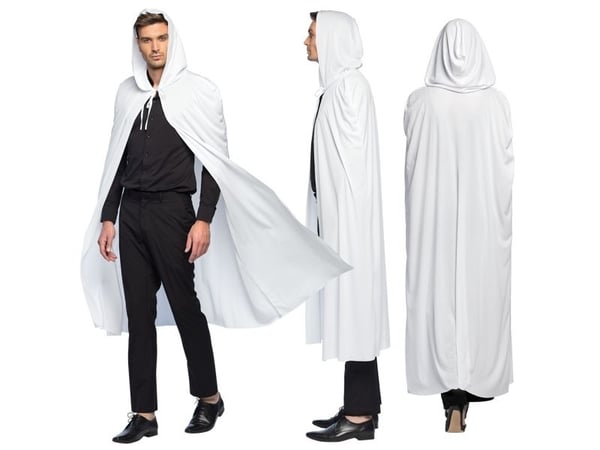 Boland 96939, Kappe for utkledning, Voksen, Alle kjønn, Polyester, Hvit, 1800 mm