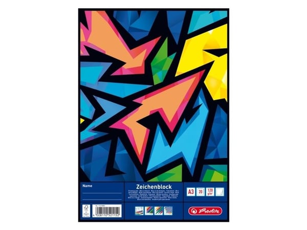 Herlitz 888545, Flerfarvet, A5, 120 Sider, Tyskland, Forest Stewardship Council (FSC) Mix, 1 stk