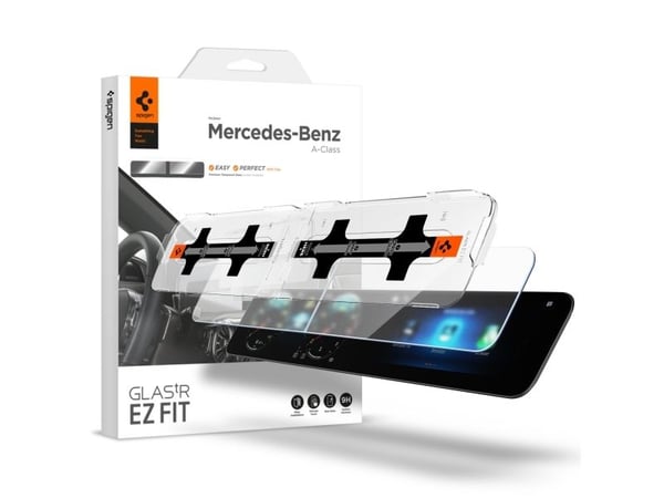 Spigen AGL03630, skjermbeskytter, Mercedes Benz, 2018-2022 Mercedes-Benz A-klasse 2020-2022 Mercedes-Benz GLB 2020-2022 Mercedes-Benz CLA, gjennoms...