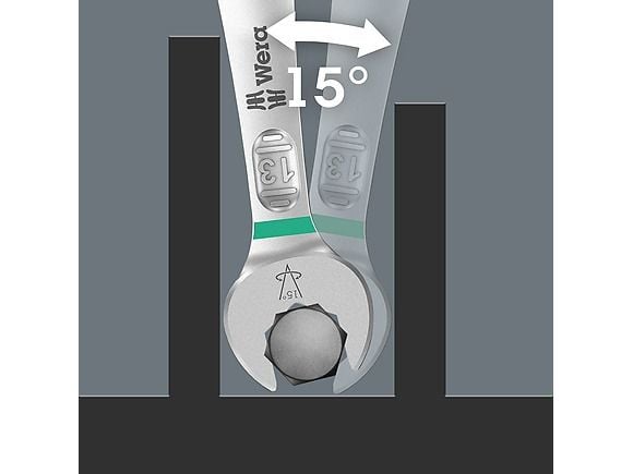 Wera 05020228001, 8,10,12,13 mm, Svart, Rustfritt stål, Tsjekkia, 175 mm, 40 mm, 30 mm