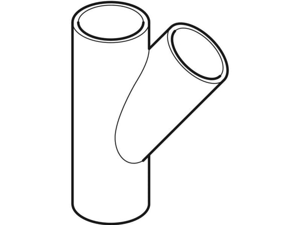 Geberit 366.125.16.1, 45°, 240 mm