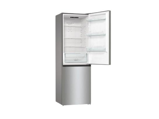 Gorenje G800 NRK61CS2XL4 - Kjøleskap/fryser - bunnfryser - fordypning - bredde: 60 cm - 300 liter - Klasse C - rustfritt stål / metallgrå