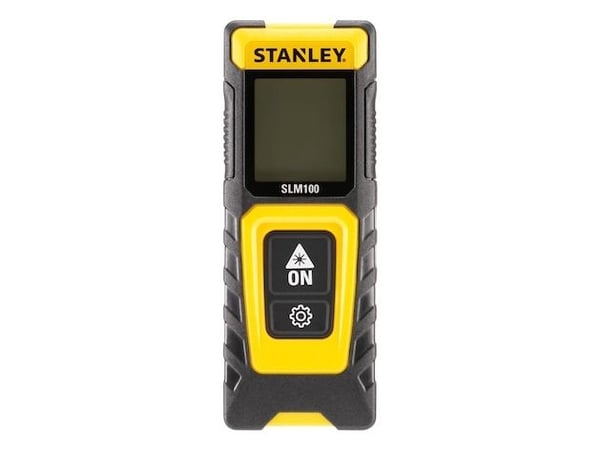Stanley STHT77100-0, Laseravstandsmåler, Sort, Gult, Digitalt, LCD, IP40, 30 m