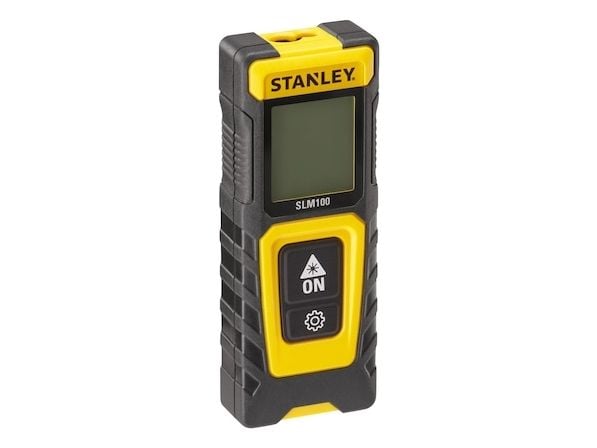 Stanley STHT77100-0, Laseravstandsmåler, Sort, Gult, Digitalt, LCD, IP40, 30 m