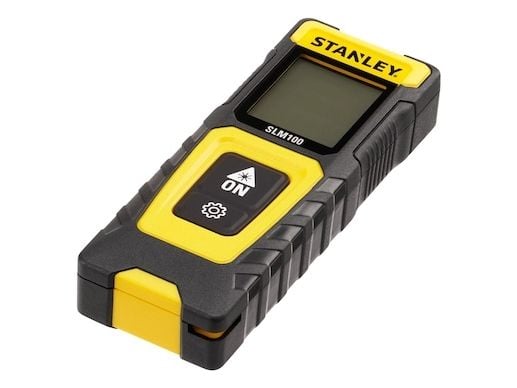 Stanley STHT77100-0, Laseravstandsmåler, Sort, Gult, Digitalt, LCD, IP40, 30 m