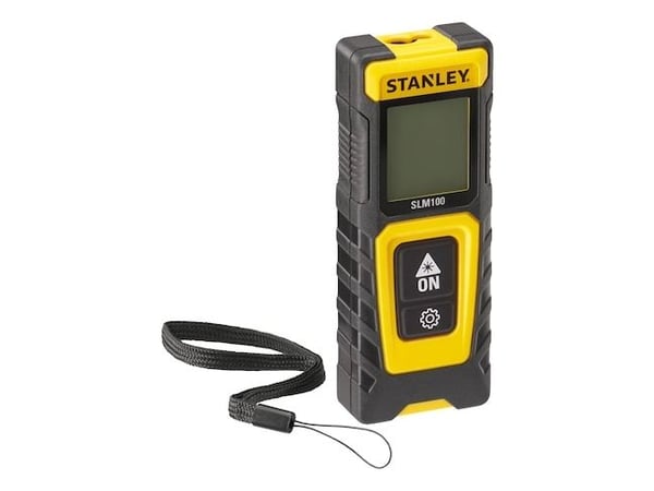 Stanley STHT77100-0, Laseravstandsmåler, Sort, Gult, Digitalt, LCD, IP40, 30 m