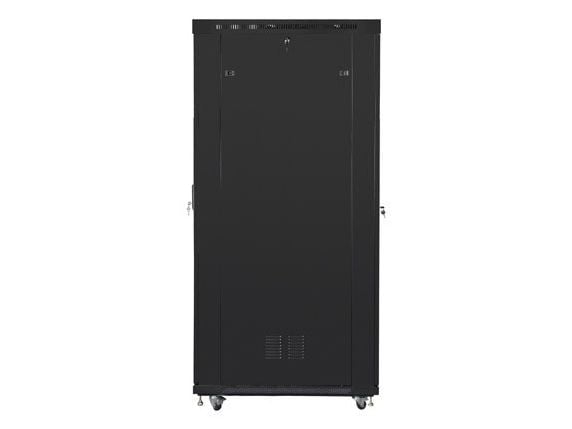 19" 42U 600X1200 MUSTA LASIOVI LCD LANBERG ASENNUSTELINE (FLAT PACK)