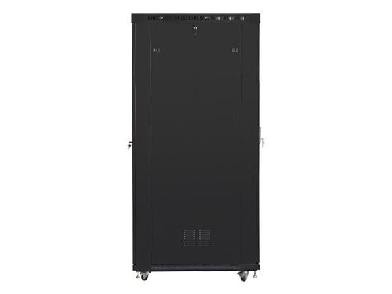 19" 42U 600X1200 MUSTA LASIOVI LCD LANBERG ASENNUSTELINE (FLAT PACK)