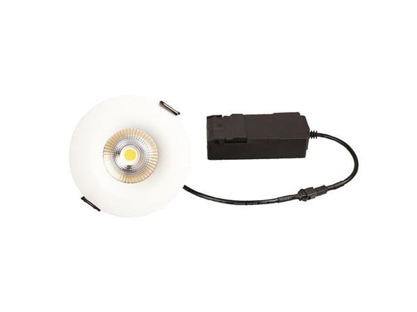 Sabina Low profile Fixed ISO Mat Hvid 3000K 400lm 5,4W DIM IP44