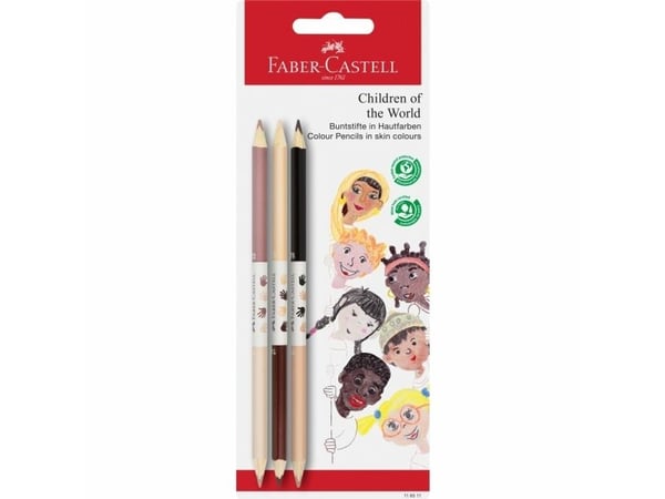 Faber-Castell 116511, Assorterte farger, 3 stykker