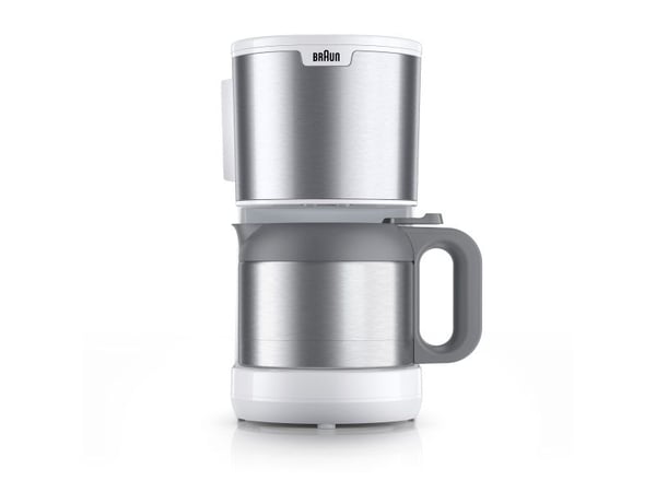Braun IDCollection KF1505 WH, Suodatinkahvinkeitin, 1,2 L, Jauhettu kahvi, 1000 W, Valkoinen