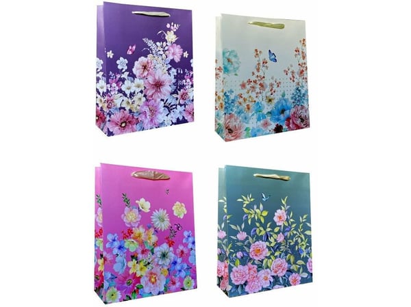 JU-PITER dekorasjonspose gaveblomster 30x39x12 cm JP529A p12 mix