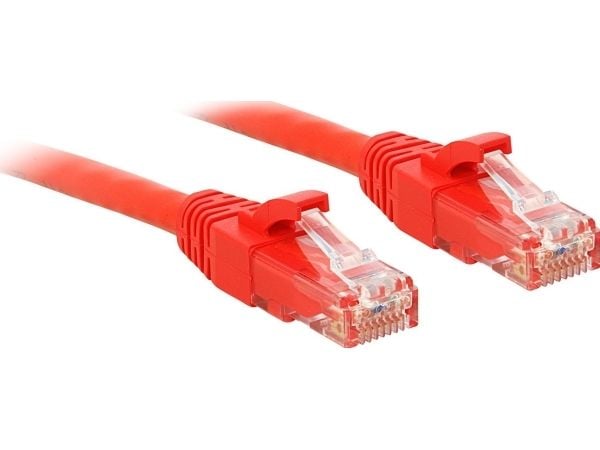 Lindy 48031, 0,5 m, Cat6, U/UTP (UTP), RJ-45, RJ-45, Rød