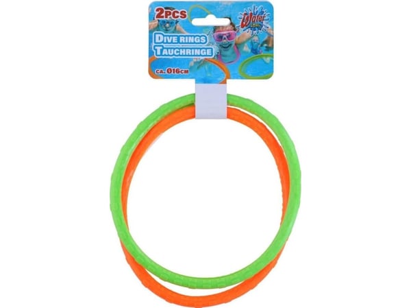 Eddy Toys dykarring 2-pack - grön och orange
