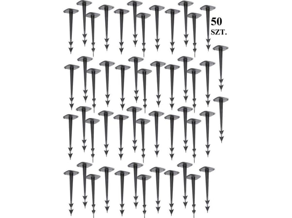 Prosperplast spyd/harpunplugger til agrofiber 12,5 cm 50 stk