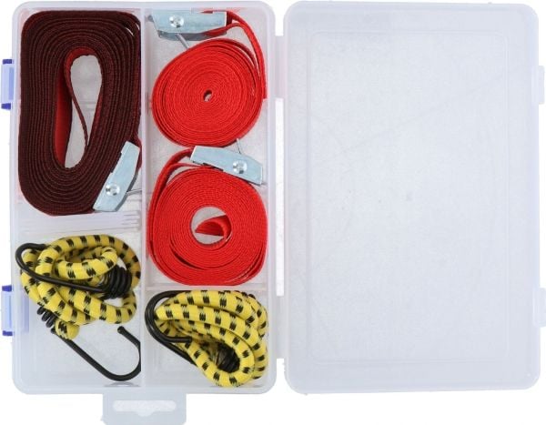 Dunlop sett transportstropper gummiremmer til bagasje med strammer DUNLOP 5w1 uni