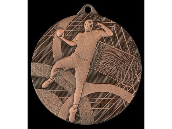 Victoria Sport Medal bronse-grå håndholdt - medalje i stål