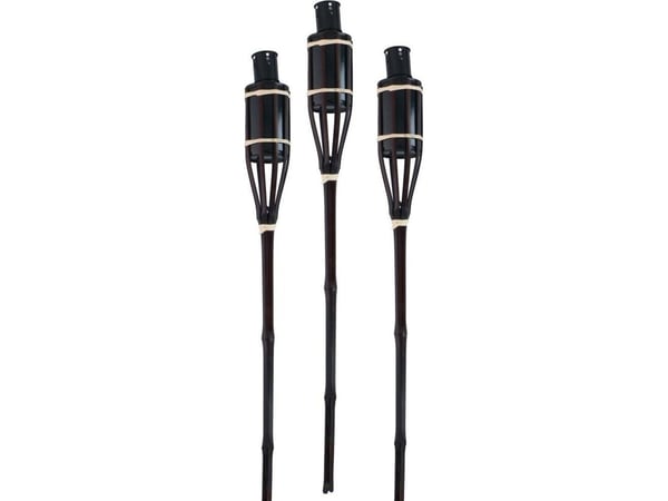 Articasa bambus fakkel Pochodnia 60 cm 3 stk - mørk