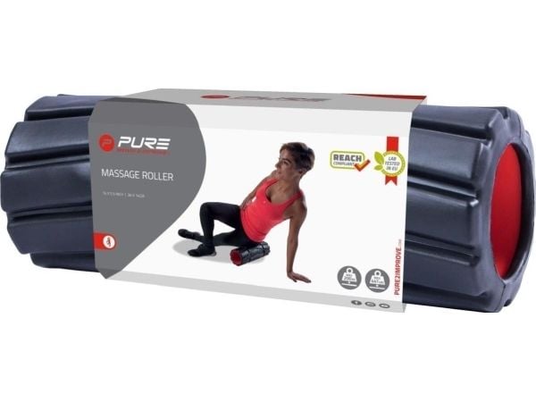 Pure2Improve WALEK treningsrulle 36x14 cm medium svart
