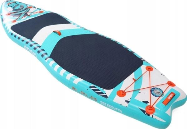 Sett - oppblåsbar SUP-brett 140 kg ENERO 320x91x15 cm SEA