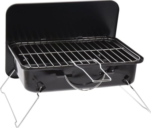 BBQ-grill til camping RANGER 35x25,5 cm svart
