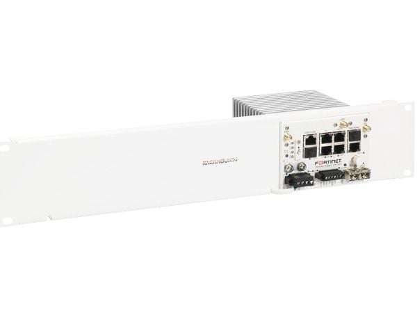 Rackmount.IT RM-FR-T24 - Monteringssett for nettverksenhet - rackmonterbar - signalhvit - 2U - 19"