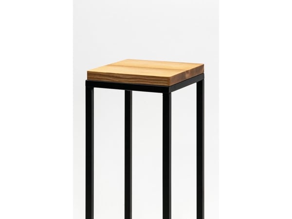 Garden_Cente Blomsterstativ Laval, 19 cm x 77 cm x 19 cm, sort/tre farge Garden_Cente Blomsterstativ Laval, 19 cm x 77 cm x 19 cm, sort/tre farge