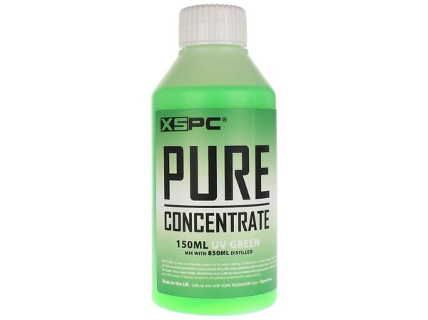 XSPC Pure kjølevæskekonsentrat 150 ml - grønn, UV
