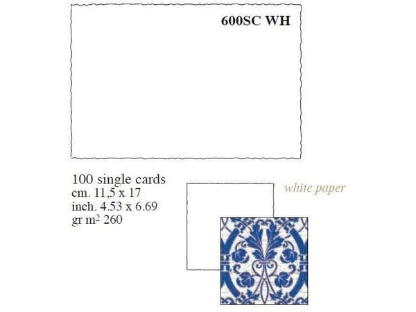 Eske 100 Kort 11,5x17cm 600SC WH