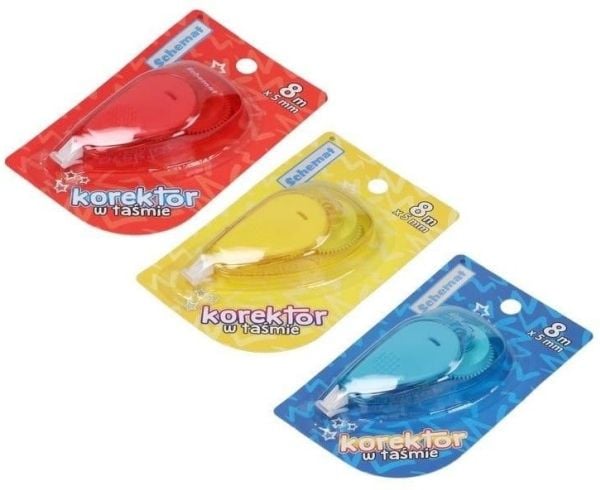SCHEMAT korreksjon i tape 8 m