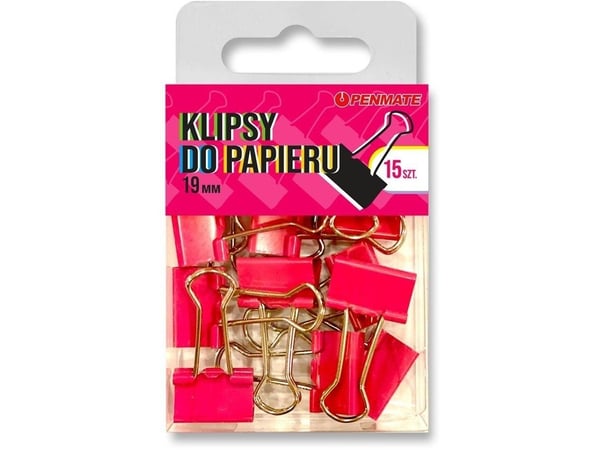 Binders 19mm rosa