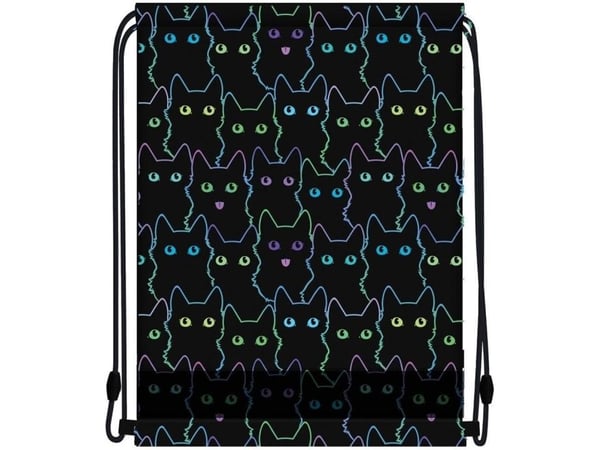 Koululaukku SSC242 Cat musta STRIGO