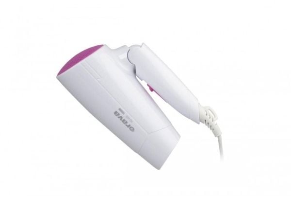 Orava HD-406 reise-hårtørker 1200 W, sammenleggbart håndtak, 79 dB, hvit