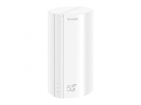 Tenda 5G01, Wi-Fi 6 (802.11ax), Dobbelbånd (2.4 GHz / 5 GHz), Ethernet/bredbåndsforbindelse, 5G, Hvit, Frittstående router