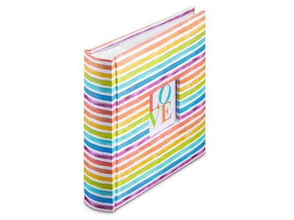 Hama Rainbow I, Flerfarget, 200 ark, 10 x 15, Bokbind, Hvit, 100 ark