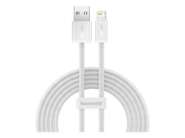 Baseus Dynamic, 2 m, Lightning, USB A, Hanstik, Hanstik, Hvid