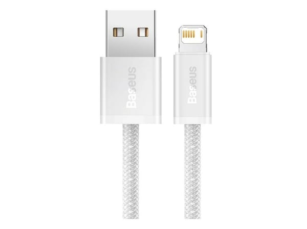 Baseus Dynamic, 2 m, Lightning, USB A, Hanstik, Hanstik, Hvid