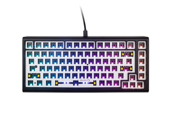 Ducky Tinker 75 Barebone Gaming Keyboard, RGB - svart (ANSI)