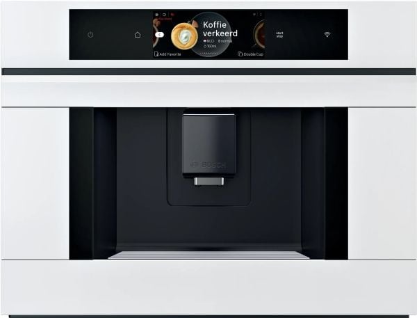 Bosch Serie 8 CTL7181W0, Espressomaskin, 2,4 l, Kaffe bønner, Innebygd kaffekvern, Hvit
