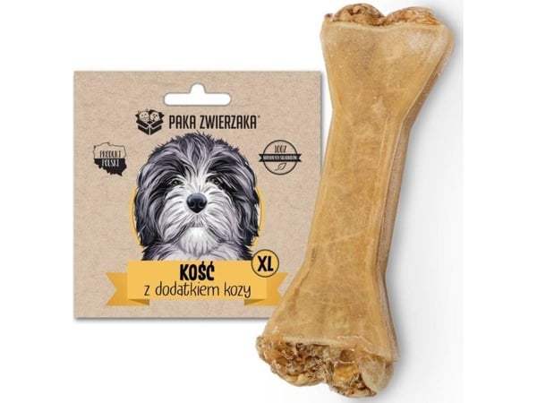 Paka Zwierzaka ben med geit-tilskudd XL hundegodbit 115 g