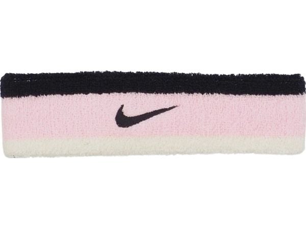 Nike pannebånd med glødende Swoosh rosa/svart/hvit N0001544641