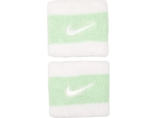 Nike Swoosh rannekkeet 2 kpl valkoinen ja vihreä N0001565117OS
